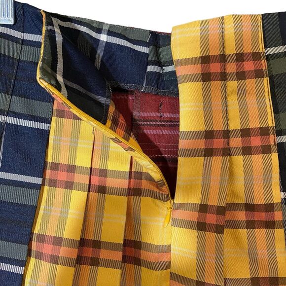 No Boundaries Junior's Pleated‎ Plaid Skirt Size XS Multicolor Punk Rock Skater - Picture 8 of 9